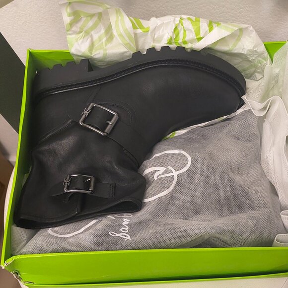 New in Box Sam Edleman Kinsley Moto Boot Size 9.5M - Picture 2 of 5